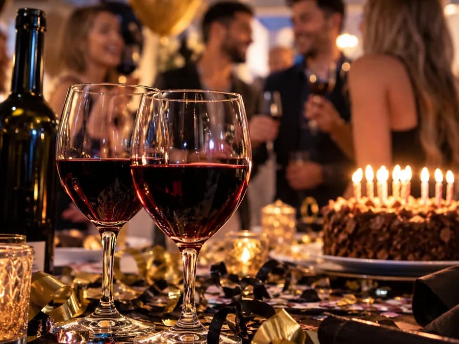Celebração de Aniversário adulto